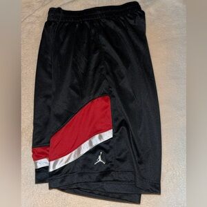 Black / Red Air Jordan Basketball Shorts